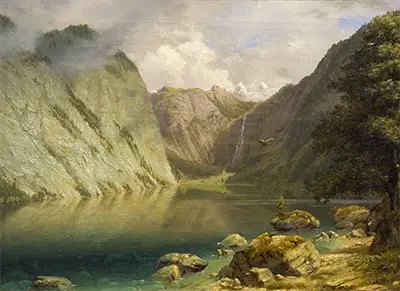 A Western Landscape Albert Bierstadt